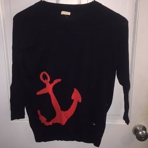 J. Crew anchor sweater